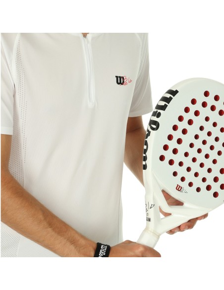 Camiseta Wilson Series Seamless Zip Henley 2.0 | Ofertas de pádel